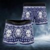 Doodle Floral Pattern Of Nany Sugar Skull Boxer Briefs Men Underwear