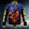 Dragon n Gargoyle Skull Custom Baseball Jacket