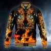 Electrical Flashover Twins Skull Custom Baseball Jacket