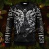 King Viking War Skull Ugly Christmas Sweater