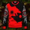Red Wolf Black Wolf Viking Ugly Christmas Sweater