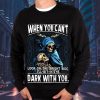 When You Can’t Look On The Bright Side Skull Sweatshirt Mens
