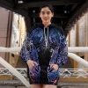 Fantasy Dragon Viking Tribal Celtic Tattoo Hoodie Dress For Women