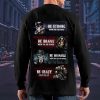 Be Strong Be Brave Be Humble Be Crazy Grim Reaper Sweatshirt Mens