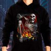 Death Re-Ripped Skull Hoodies