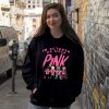 Halloween In October We Wear Pink Breast Cancer Hoodie Womens
