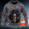 Inside CSA Skull Custom 3D Zip Hoodie