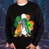 St Patrick’s Day DAB Skull Sweatshirt Mens