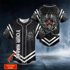 Iron Wings Skull Custom Baseball Jersey