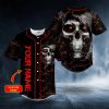 Rock Chang Crack Lava Skull Custom Baseball Jersey
