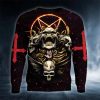Terrifying Shield Skull 3D Sweatshirt