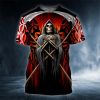 Death Note Skull 3D T Shirt, Skull T Shirts Mens