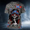 Inside CSA Skull 3D T Shirt, Skull T Shirts Mens