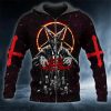 Baphomet’s Hunt Skull 3D Zip Hoodie