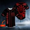 Norse Compass Hakumen Wolves Viking Tattoo Custom Baseball Jersey