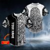 Runic Compass The Vegvisir Viking Custom Baseball Jersey