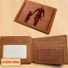 To My Son Remember How Much You Are Loved Custom Viking Wallet Gift For Son