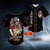 Zero F Given Queen Skull Custom Baseball Jersey