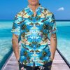 Blue Beach With Coconut Skull Hawaiian Shirt, Hawaiian Button Up Shirt, Tropical Shirts For Men