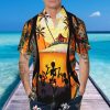 Skull Dancing Party Hawaiian Shirt, Hawaiian Button Up Shirt, Aloha Shirts