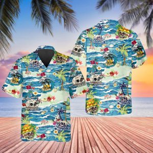 Another Paradise Skull Beach Hawaiian Shirt 1