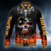 Ghost Rider Fire Skull Personalized Baseball Jacket