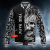 Black King Viking Personalized Baseball Jacket
