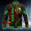 Galaxy Biohazard Skull Personalized Baseball Jacket