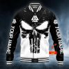 Valknut Symbol Punisher Skull Personalized Baseball Jacket