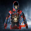 CSA Flag Glowing Eyes Skull Custom 3D Bandana Hoodie