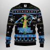 Carolina Panthers Funny Grinch Ugly Christmas Sweater, Grinch Xmas Sweater