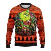Cincinnati Bengals Grinch Hug Ugly Christmas Sweater, Grinch Xmas Sweater