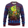 Colorado Avalanche Grinch Hug Ugly Christmas Sweater, Grinch Xmas Sweater