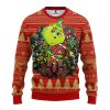 San Francisco 49ers Grinch Hug Ugly Christmas Sweater