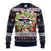 Seattle Seahawks 12 Grinch Xmas Day Ugly Christmas Sweater
