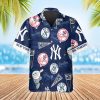 Pattern Logo New York Yankees Hawaiian Shirt, MLB Hawaiian Shirt