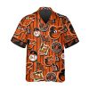 Pattern Logo Baltimore Orioles Hawaiian Shirt, Baltimore Orioles Aloha Shirt, MLB Hawaiian Shirt