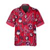 Pattern Logo Atlanta Braves Hawaiian Shirt, Atlanta Braves Aloha Shirt, MLB Hawaiian Shirt