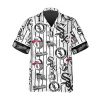 Pattern Logo White Sox Hawaiian Shirt, White Sox Aloha Shirt, MLB Hawaiian Shirt