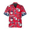 Pattern Cleveland Guardians Hawaiian Shirt, Cleveland Guardians Aloha Shirt