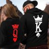 Qeen And King Matching Hoodies For Couple