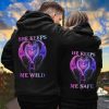 She Keeps Me Wild He Keeps Me Safe Dragon Matching Hoodies For Couple