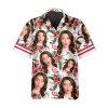 Flamingo Personalized Hawaiian Shirt, Custom Hawaiian Shirts With Face