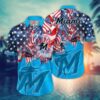 Miami Marlins MLB Flower Aloha Hawaiian Shirt 10, MLB Hawaiian Shirt