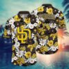 San Diego Padres MLB Flower Aloha Hawaiian Shirt 17, MLB Hawaiian Shirt