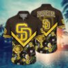 San Diego Padres MLB Flower Aloha Hawaiian Shirt 8, MLB Hawaiian Shirt