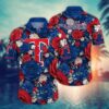 Texas Rangers MLB Flower Aloha Hawaiian Shirt 6, MLB Hawaiian Shirt