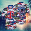 Texas Rangers MLB Flower Aloha Hawaiian Shirt 9, MLB Hawaiian Shirt