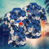 Toronto Blue Jays MLB Flower Aloha Hawaiian Shirt 18, MLB Hawaiian Shirt