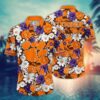 Clemson Tigers NCAA Flower Aloha Hawaiian Shirt 6, NCAA Hawaiian Shirt
